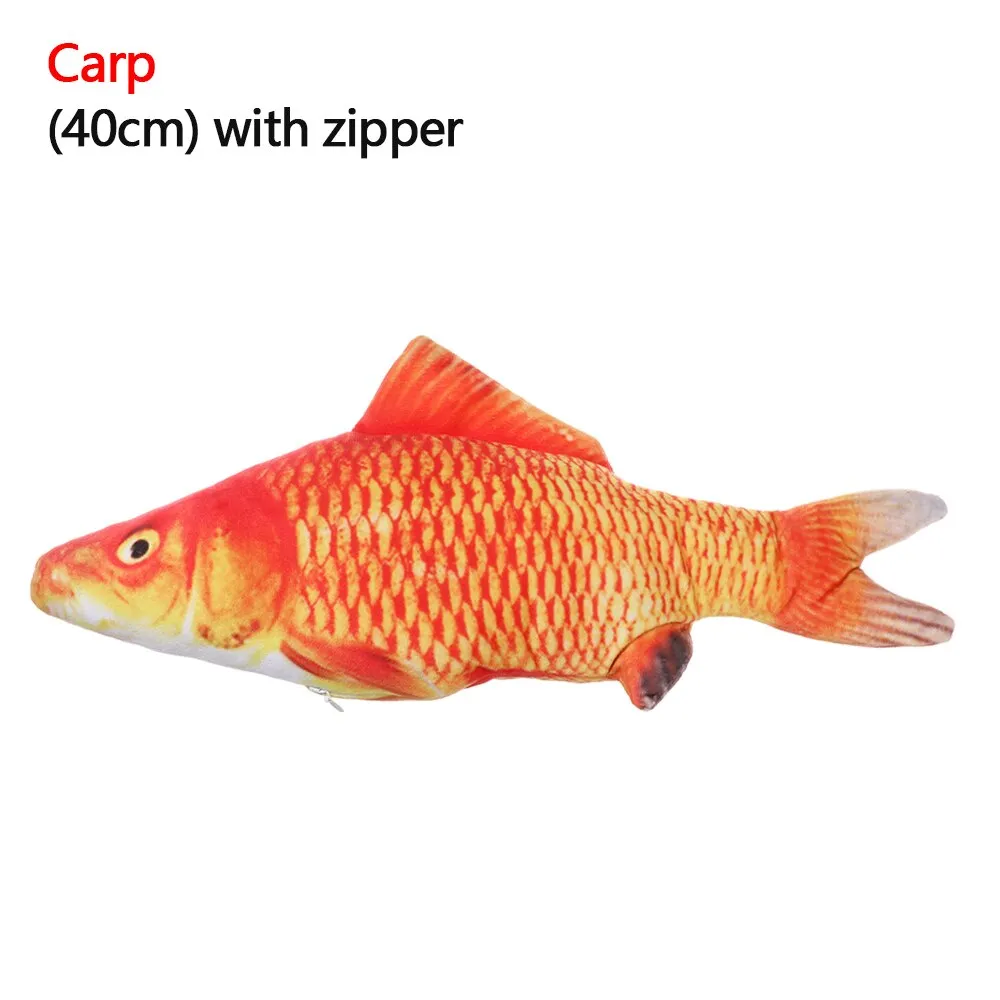 1 piece Artificial Fish Plush Mint Catnip Toys