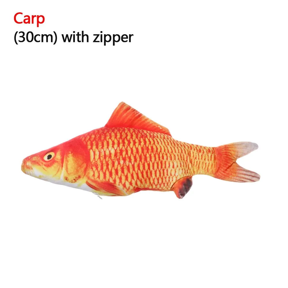 1 piece Artificial Fish Plush Mint Catnip Toys