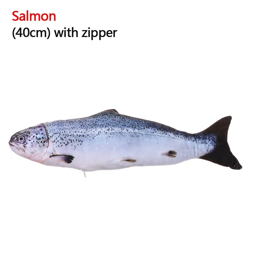 1 piece Artificial Fish Plush Mint Catnip Toys