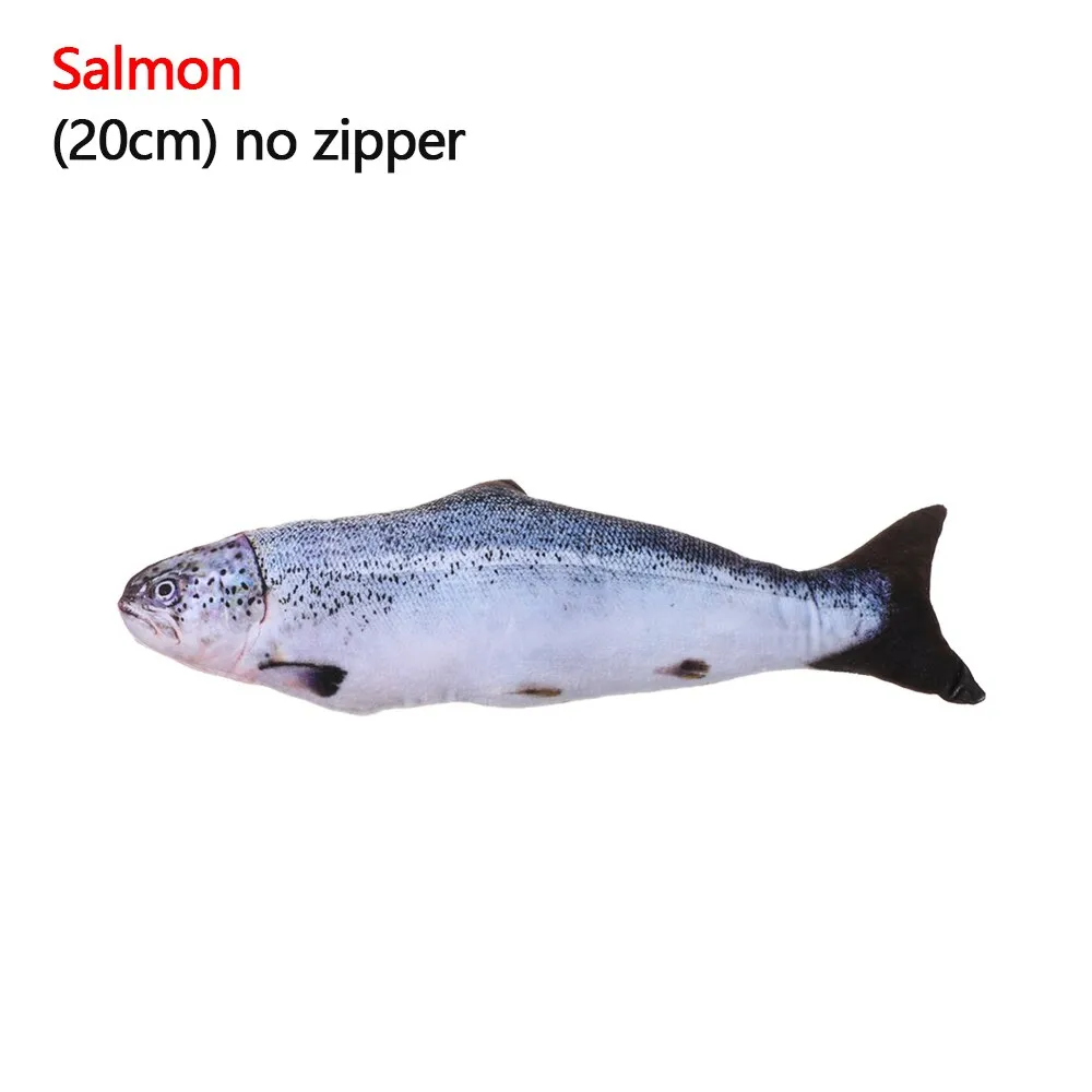 1 piece Artificial Fish Plush Mint Catnip Toys
