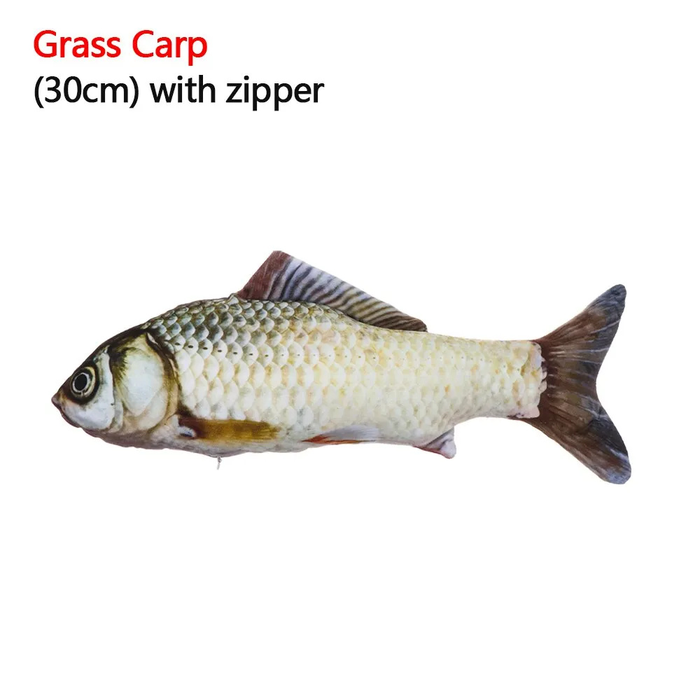 1 piece Artificial Fish Plush Mint Catnip Toys