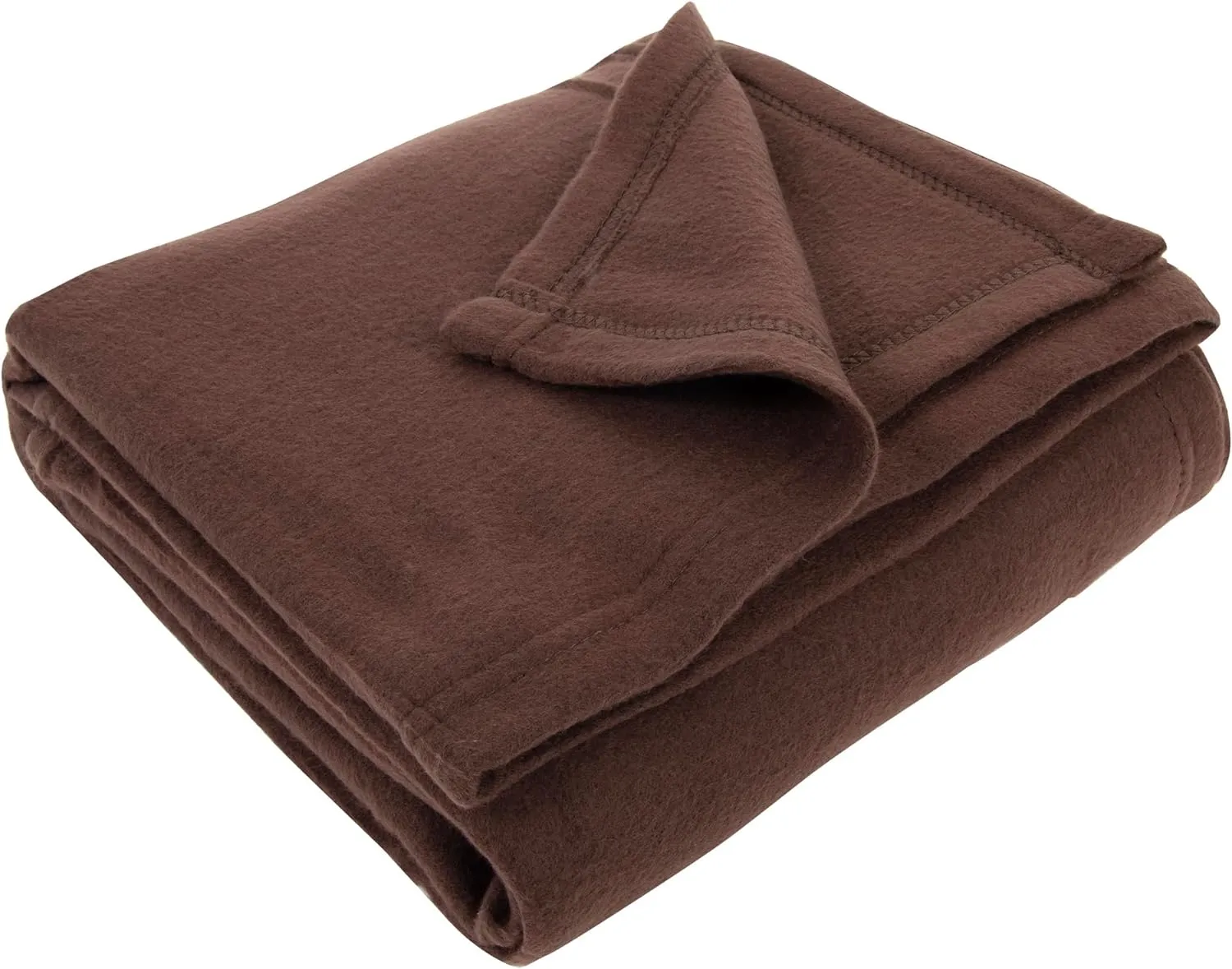 (24 Pack) Bulk Fleece Throw Blankets for Wedding Favors, Homeless Women, Men, Homes, Bed, Sofa, Couch, Office, Pet Blankets, Travel | Soft Warm Lightweight Throw Blankets in Bulk (Brown)