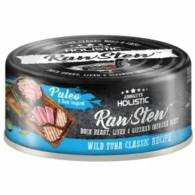 Absolute Holistic Raw Stew Wild Tuna Classic Grain-Free Canned Cat & Dog Food 80g