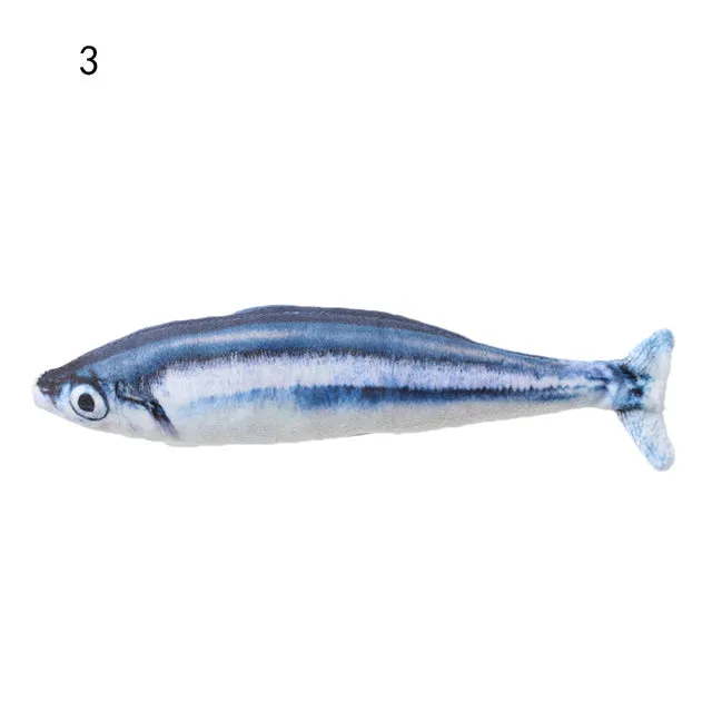 Artificial Fish Plush Pet Dog Toys Sleeping