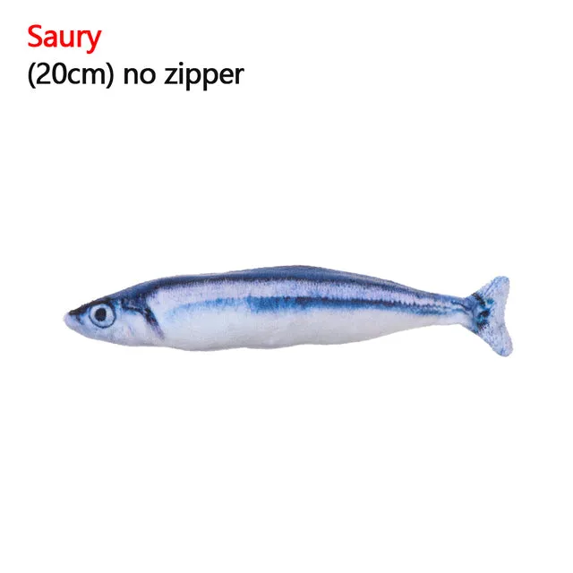 Artificial Fish Plush Pet Dog Toys Sleeping