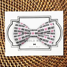 Big Sister Bow Tie for Dog Collar and Cat Collar