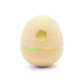 Cheerble Wicked Egg Interactive Treat Dog Toy Creamy Apricot