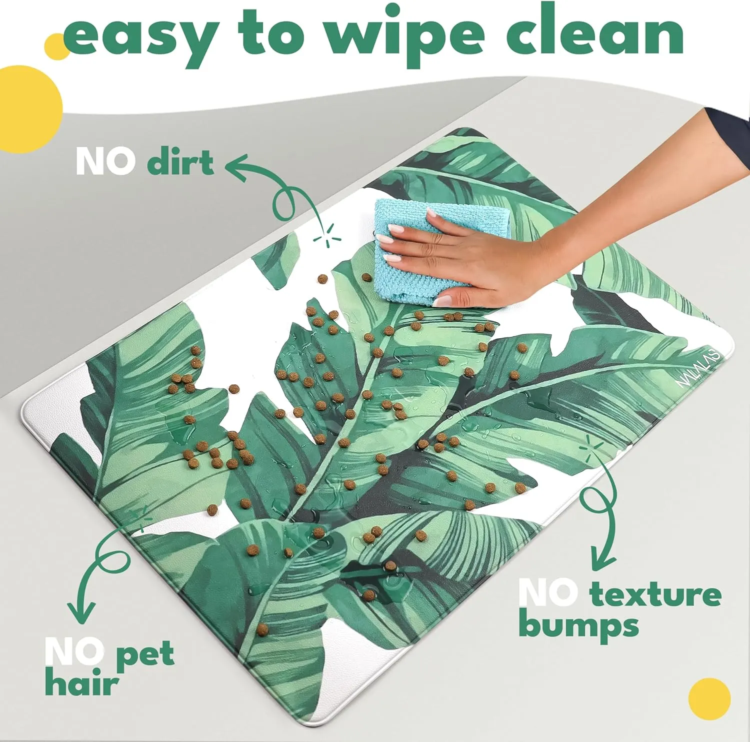 Coconut Milk Pet Food Mat