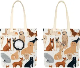Different Breeds of Dog Cat Out Bag, Hands Free Show Head Cat Sling Carrier, Cat Restrainer Shoulder Bag for Outdoor Travel