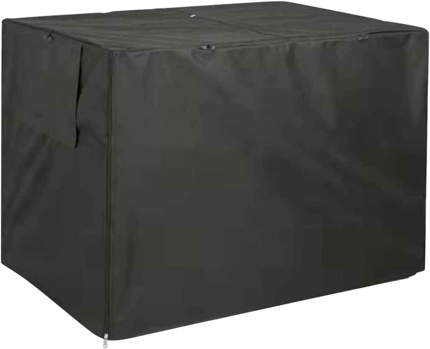 Dog Crate Cover, Dog Kennel Cover for Medium and Large Dog, Heavy Duty Oxford Fabric, Pet Kennel Cover Waterproof Anti-UV, Dog Cage Cover with Pockets, Mesh Window (37x24.02x25in(Large), Black)