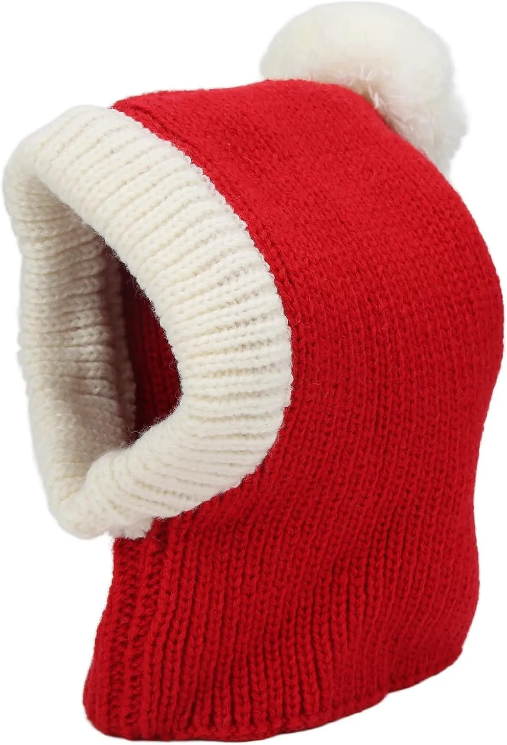 Dog Winter Hat, Dog Costumes Hat Scarf Set, Dog Hat Scarf Set, Dog Knitted Hat, Dog Winter Hat Red Pet Christmas Winter Warm Knitted Hat for Small and Medium Dogs (M)