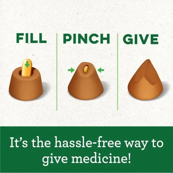 Greenies Pill Pockets for Capsules, 30 Count