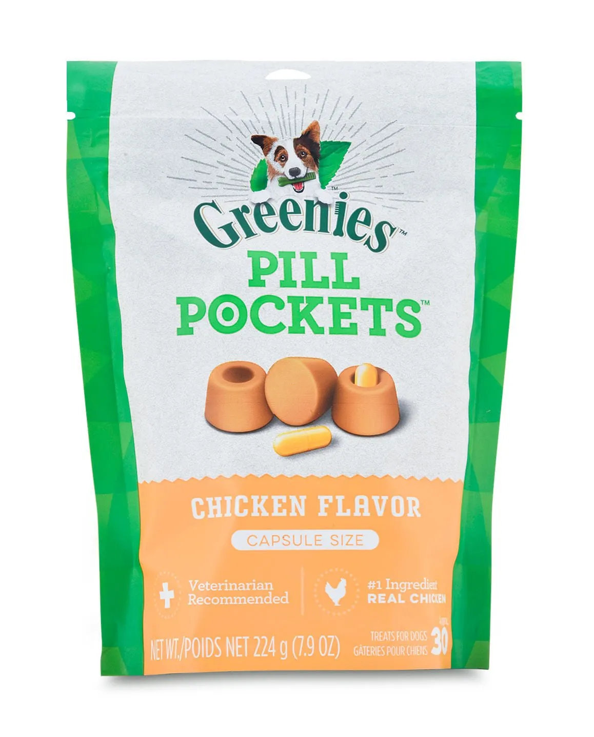 Greenies Pill Pockets for Capsules, 30 Count