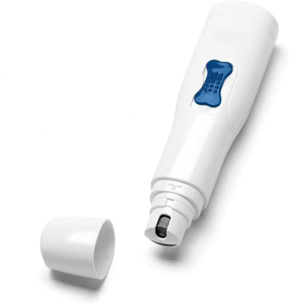 Hemoton Electric Pet Nail Grinder Low Noise Electric Dog Nail Clipper for Safe and Efficient Grooming Easy to Operate Suitable for Dogs Puppies Cats and Kittens No Battery Included