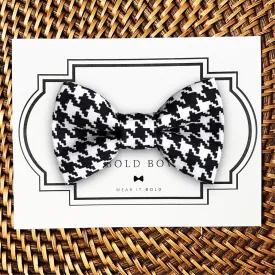 Houndstooth Bow Tie for Dog Collar and Cat Collar