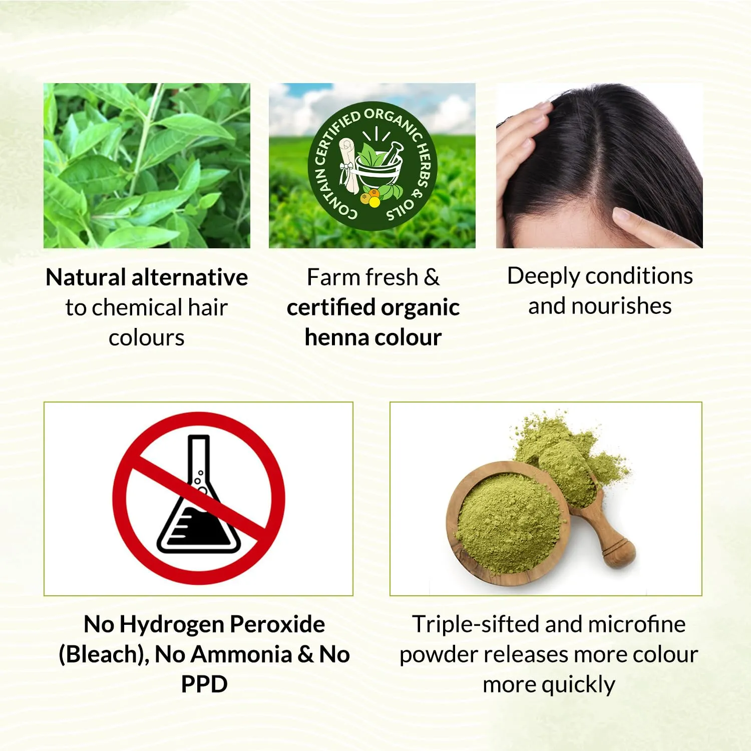 Indus Valley Bio Organic Natural Henna Hair Color Chocolate 100gm| 100% Gray Hair Coverage And Long Lasting Hair Dye | Natural Hair Dye, Vegan and Cruelty-Free