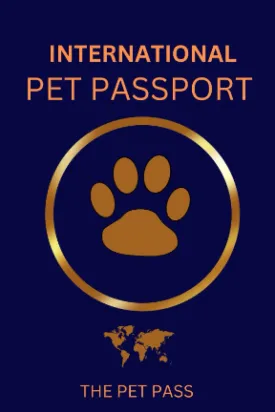 International Pet Passport & Medical Record: Perfect Passport Size Vaccination and Medical Record for Pet Health and Travel | Pet Passport for Dogs, ... Size 4x6 Inch Vaccine Record Book | Dark Blue Paperback  March 29, 2023