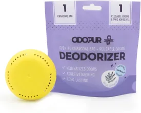 Lavender & Activated Charcoal Odor Eliminating & Deodorizing Packs for Strong Odor - Safer Odor Relief for Small Spaces - Natural Air Freshener & Odor Absorbers for Home Lasts Up to 4 Months