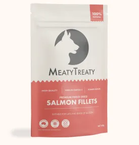Meaty Treaty Freeze Dried - Salmon Fillet Dog & Cat (80g)