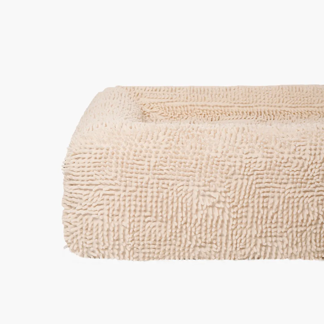 Orthopedic Memory Foam Dog Bed - Cream (Small)