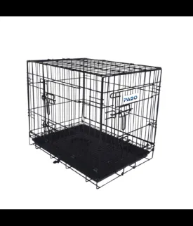 Pado Double Door Dog Crate With Mesh Floor, 123x76x83cm