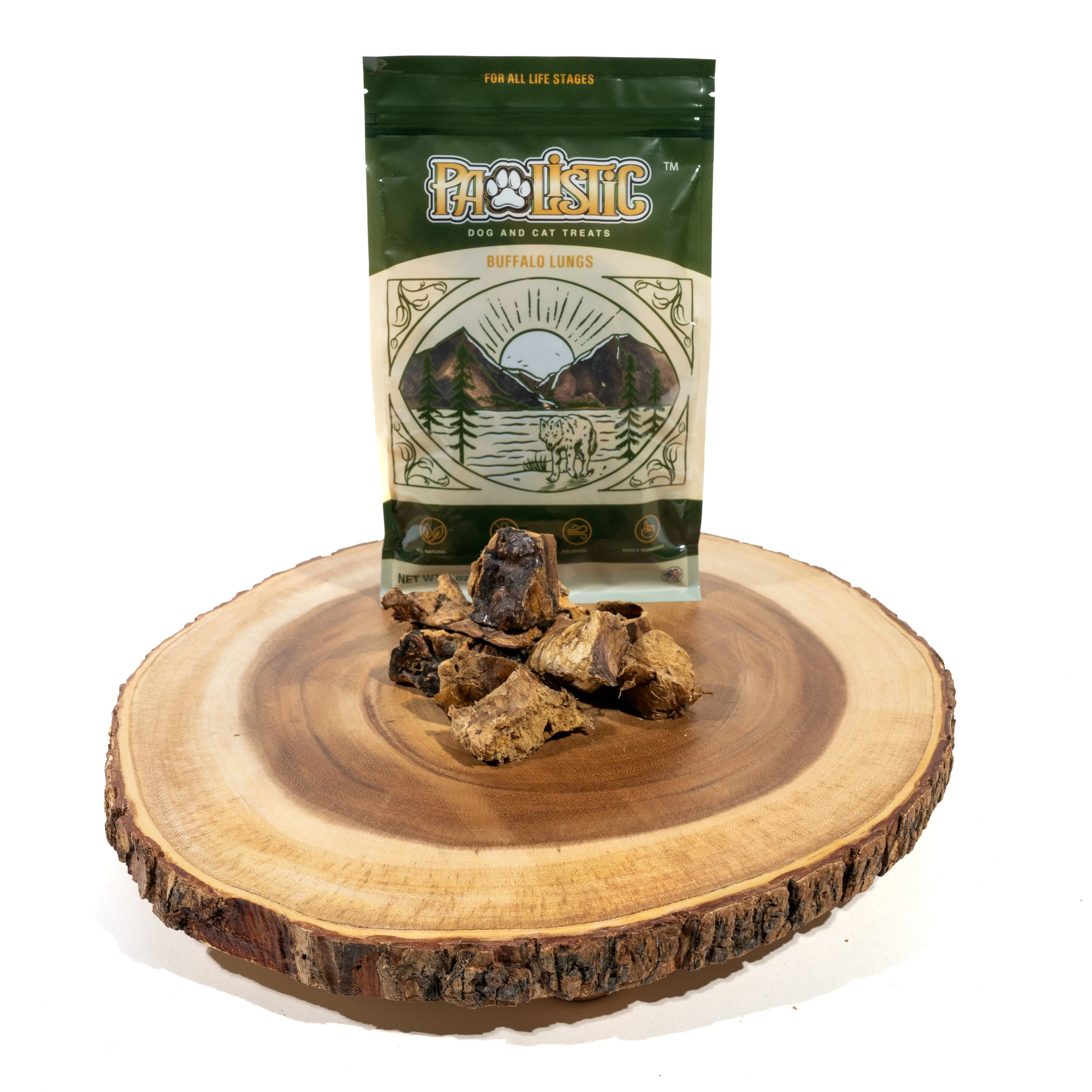 Pawlistic's Buffalo Lung Treats | Wholesome & Irresistible Treats