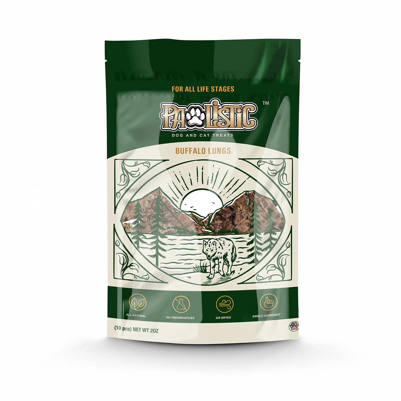 Pawlistic's Buffalo Lung Treats | Wholesome & Irresistible Treats
