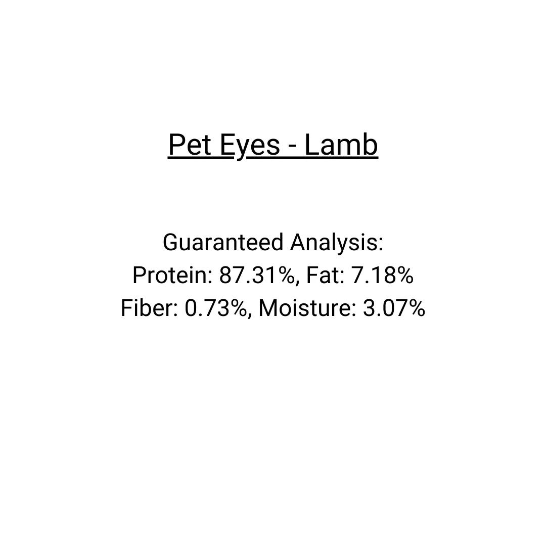 Pet Eyez Dog - Lamb