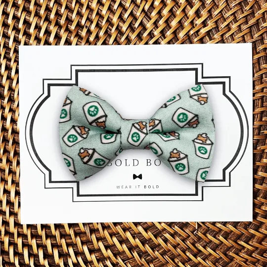 Puppy Cup Bow Tie for Dog Collar and Cat Collar