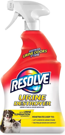 Resolve Pet Specialist Urine Destroyer Stain & Odor Remover, 32 Fl Oz