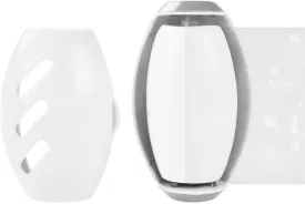 Reusable Washable Gel Lint Roller - Travel Mini, Compact Handheld Portable for Pet Hair and Clothes (White)