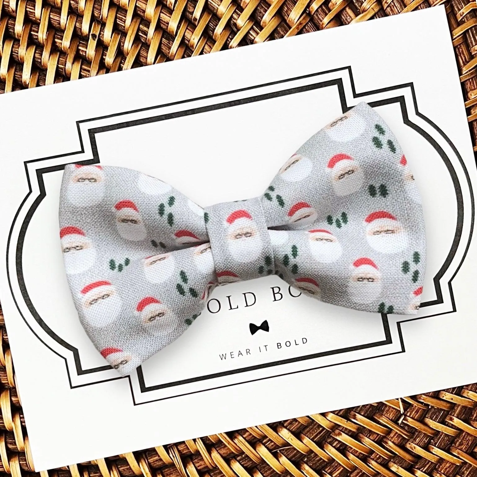 Santa Bow Tie for Dog and Cat Collar