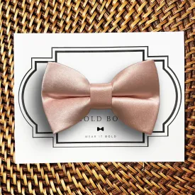 Satin Blush Bow for Dog Collar and Cat Collar