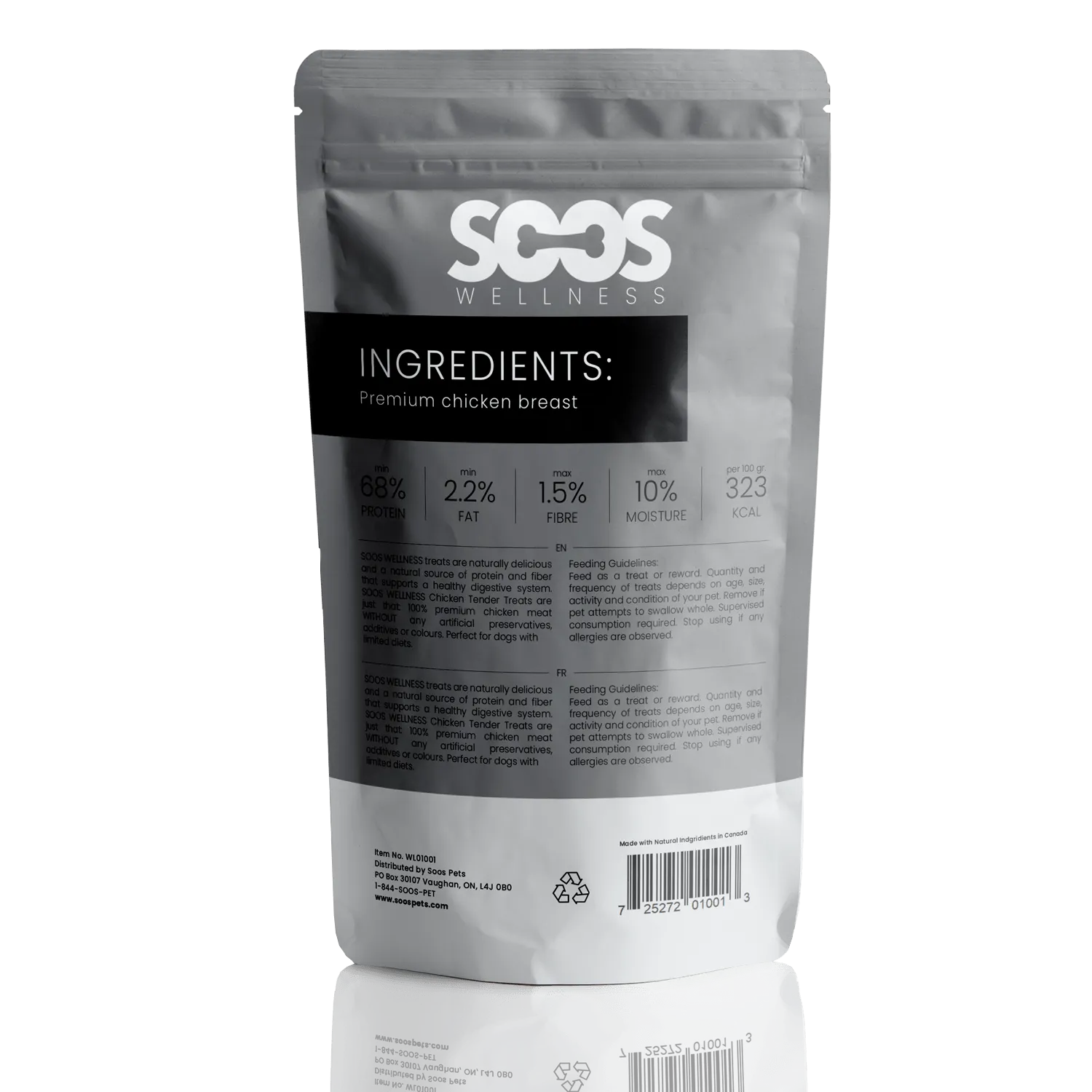 Soos Pets Chicken Tenders Wellness Treats