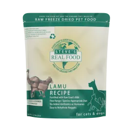 Steve's Real Food Freeze-Dried Raw Dog Food, Lamu Recipe