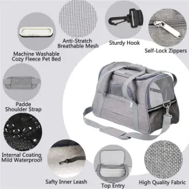Travel Bag for Dog Cat - Portable and Secure Pet Carriers