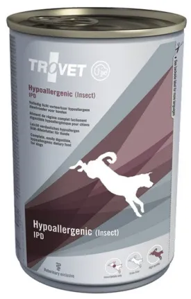 TROVET TPD HYPOALLERGENIC INSECT  WET DOG FOOD 400G