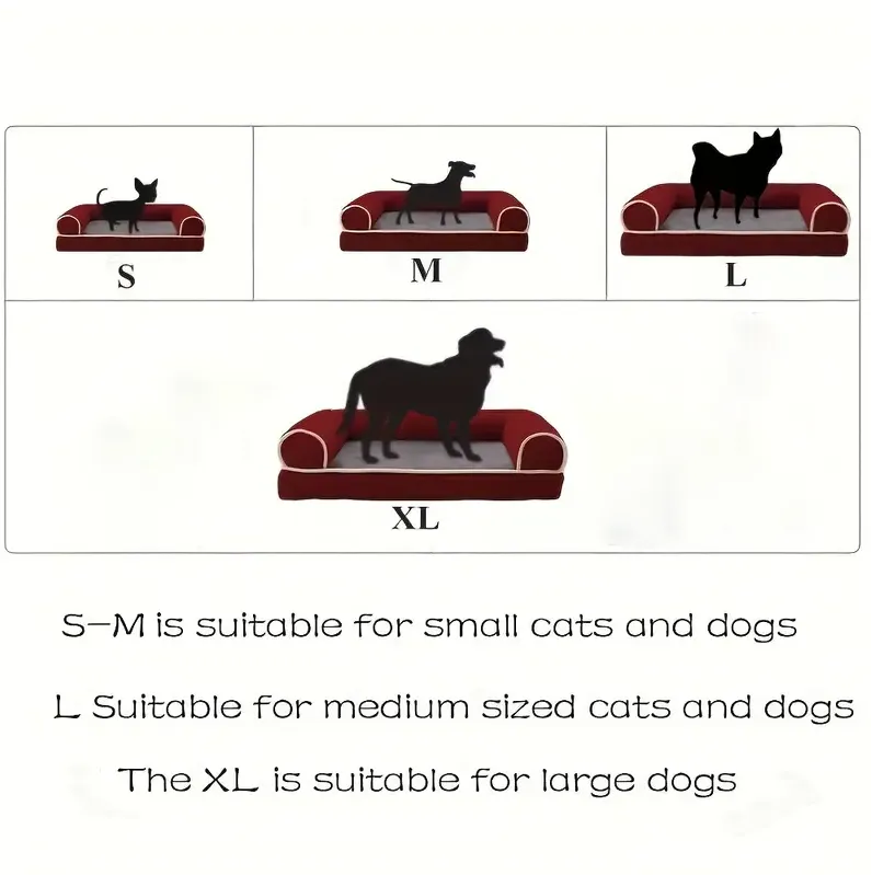 Washable Dog Couch Bed